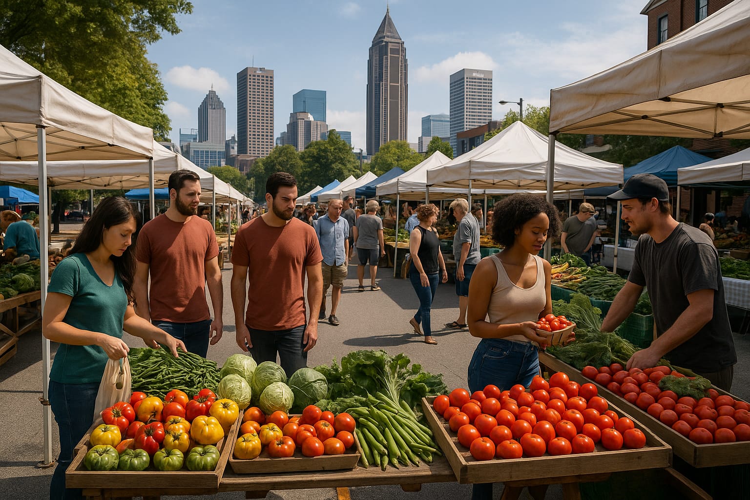 Featured editorial image for Year-Round Bounty: A Guide to Atlanta's Farmers Markets in Indakno's Events coverage